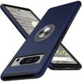 thumbnail image 1 of KOMI for Google Pixel 8 Pro Case, Slim Tough Rugged Shockproof Protective Pixel 8 Pro Phone Case with Metal Ring Kickstand for Google 8 Pro Case, Blue, 1 of 5
