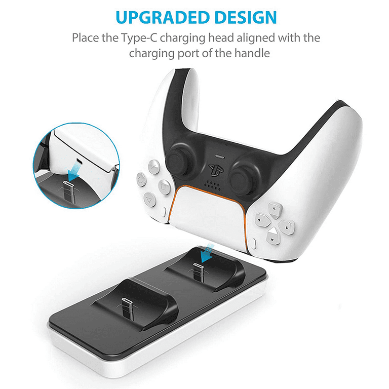  PS4 Controller Charger, Upgraded Fast-Charging Port