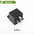thumbnail image 6 of Unique Bargains 5Pins 48V 40A Relay for Motorcycle Car Truck Boat with Sockets Fuses Black 1 Set Plastic Hanging, 6 of 6