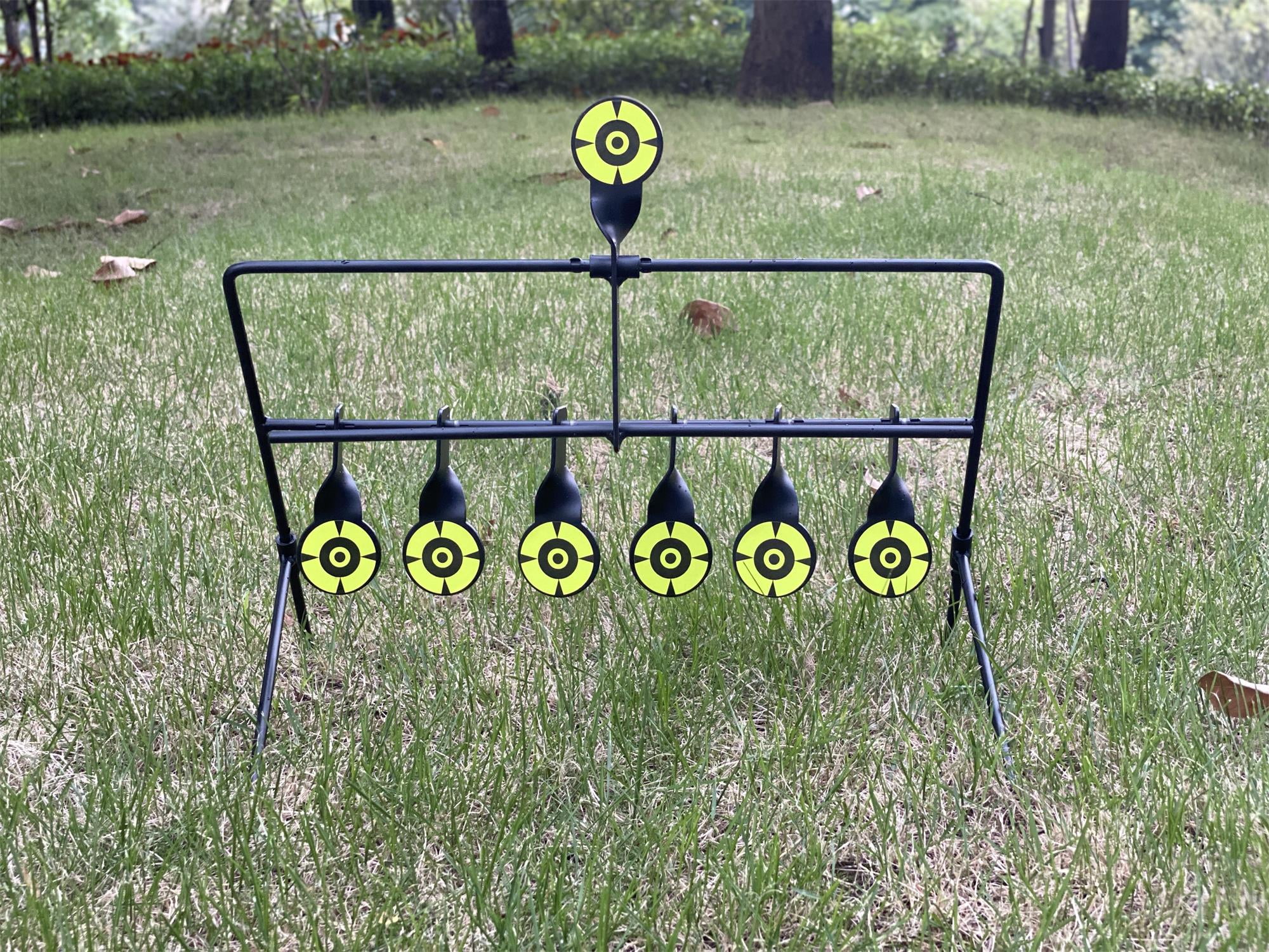 Atflbox Resetting Target for BB Gun with 7 Targets, Rated for .177 Caliber Airgun, Weight 2.2lbs