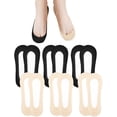 thumbnail image 1 of Medias Invisibles AURUZA Ultra Bajo Corte para Mujer Talla 5-7 Negro y Nude, 1 of 6