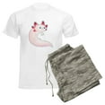 thumbnail image 6 of CafePress - Axolotl Men's Light Pajamas - Men's Light Loose Fit Cotton Pajama Set, 6 of 7