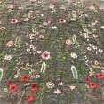 thumbnail image 1 of Lefu Flower Floral Lace Embroidery Mesh for Wedding Bridal Veil Lace Fabric, 1 of 7
