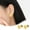 Gold 5T9, variant on UsRHHA Christmas Snowflake Earrings, Stainless Steel Stud Earrings for Men, Korean Style Trendy Jewelry Gift