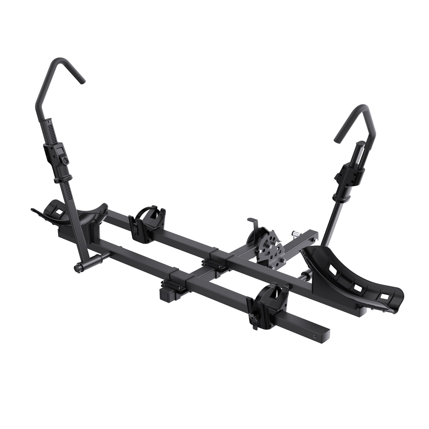 Tanx 2-Bike Hitch Mount Rack, 200lbs Ebike Fat Tire Bike Carrier, Model HB304, Black