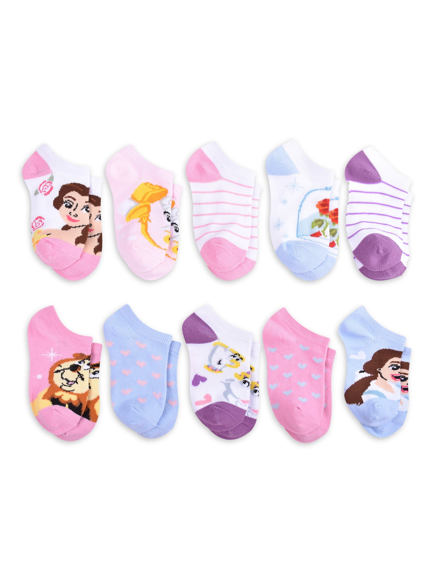 M&S Girls Disney Frozen 2 Elsa Anna 2 Pack Cosy Slipper Socks 4-7 & 12.5-3.5 