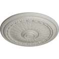 thumbnail image 3 of Ekena Millwork 27"OD x 2 1/2"P Brunswick Ceiling Medallion (Fits Canopies up to 4 1/2"), Hand-Painted Pot of Cream, 3 of 5