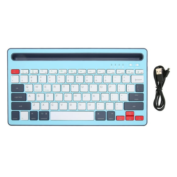 Tablet Keyboard,Wireless Bluetooth Keyboard Rechargeable Wireless Keyboard Wireless Bluetooth Keyboard Sleek Aesthetic