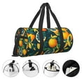 thumbnail image 5 of Gaeub Fresh Orange Lightweight Travel Cylinder Bag Gym Tote Bag Sports Training Duffle Bag with Pockets and Straps, 5 of 8