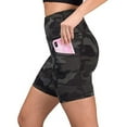 thumbnail image 4 of Gibobby Yoga pants cortos mujer Pantalones cortos de entrenamiento para mujer Scrunch Booty Yoga Pantalones Bolsillos Leggings(Camuflaje,XG), 4 of 4