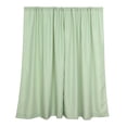 thumbnail image 6 of Efavormart 2 Pack | Sage Green Polyester Drapery Panels With Rod Pockets, Photography Backdrop Curtains, 5ftx8ft - 130 GSM, 6 of 10