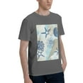 thumbnail image 2 of Bingfone Algae Corals And Seashells Men'S Loose Fit Short-Sleeve Pocket T-Shirt, 2 of 7