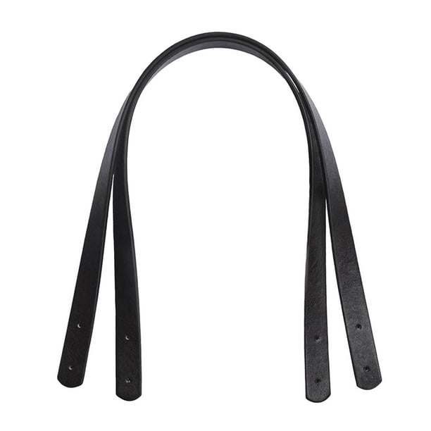 2 piezas de correas para bolsos, asas para bolsos de hombro, repuestos desmontables, accesorios DIY Negro