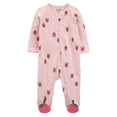 thumbnail image 1 of Mameluco Carter's para Niña Estampado Rosa Talla 6-9 M, 1 of 5
