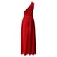 thumbnail image 5 of Vestido largo de fiesta con un hombro y estampado floral para mujer - Vestido con abertura para fiestas y celebraciones - Poliéster ligero - Elegante vestido de verano, 5 of 7