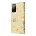 thumbnail image 2 of Wallet Case for Samsung S20 FE with RFID Blocking Credit Card Slots Holder, Cute Patterned Gold Brushing Magnetic Flip Kickstand Wrist Strap Cover for Samsung Galaxy S20 FE, Yellow Daisy, 2 of 8