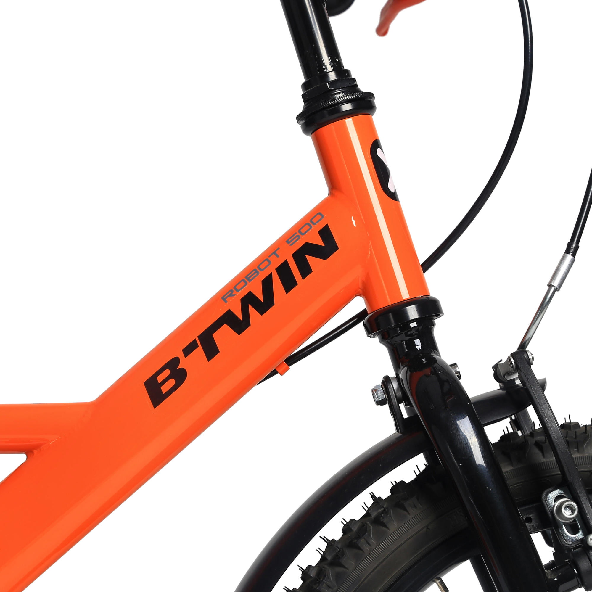 btwin orange bike