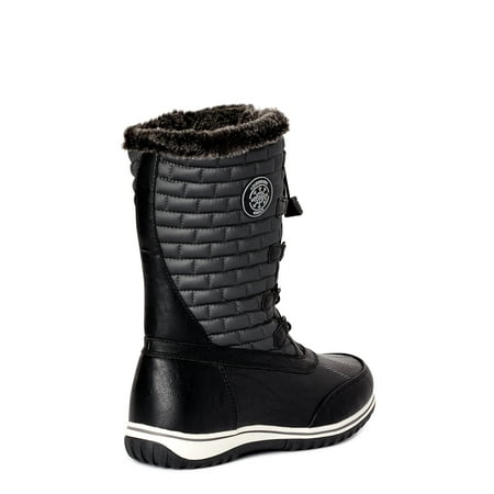 wide with winter boots
