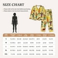thumbnail image 6 of Kll African Print Women'S Long Sleeve Pajamas With Pants Sleepwear Loungewear 2 Set-Small, 6 of 9