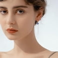 thumbnail image 4 of DOLIOX 925 Sterling Silver Threader Earrings for Women Sterling Silver Through Long Chains Earrings Jewelry Gifts for Women, 4 of 10