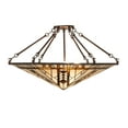 thumbnail image 6 of Meyda Tiffany 260940 Sonoma 3 Light 27" Wide Semi-Flush Ceiling Fixture - Copper, 6 of 7