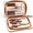 Brown, variant on Beauty Power 9-in-1 Manicure & Pedicure Set - Stainless Steel Nail Clippers, Cuticle Tools, Tweezers & Scissors with Brown PU Leather Case