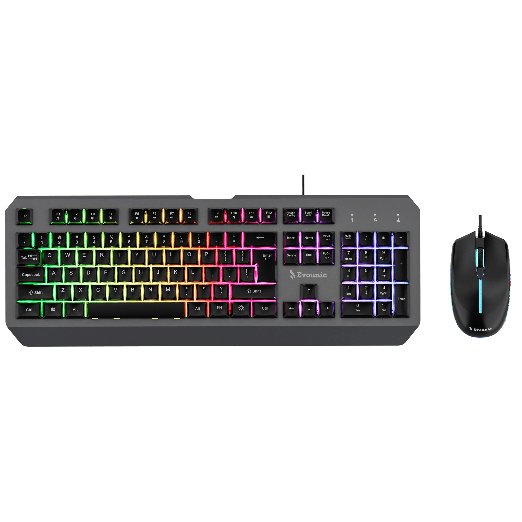 Prebuilt Gaming PC Desktop i7-8700 GTX1050 16GB DDR4 RAM 400GB NVMe SSD + 1TB HDD WiFi 6 BT5.4 Win11 9x ARGB Fan RGB Keyboard & Mouse