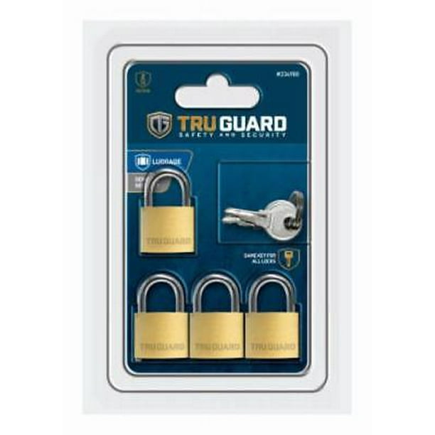 3/4" Solid Brass Padlock Keyed Alike Only One