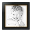 thumbnail image 2 of ArtToFrames 9" x 9" Black Velvet with Gold - 1.25 Picture Frame, 9x9 inch Black MDF Poster Frame (WOM-4690),  Pack, 2 of 7