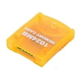 thumbnail image 2 of 1024MB Memory Card for Nintendo Wii Gamecube GC Game Memory , Orange, 2 of 5