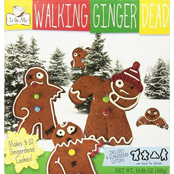 Walking Ginger Dead Undead Zombie Gingerbread Cookie Kit