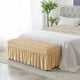 thumbnail image 3 of Protector De Muebles De Asiento De Banco Sunnimix Cubierta De Banco Largo Para Sala De Estar Decoración De Hotel Beige Oscuro, 3 of 7