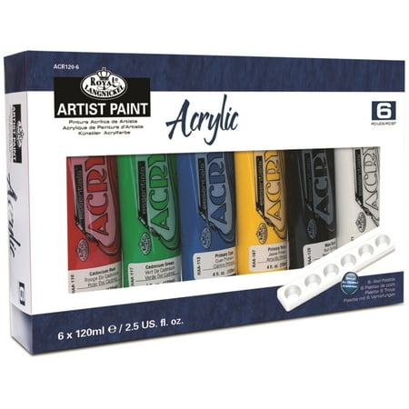 UPC: 0090672071385 | Royal & Langnickel Artist Tube Paint  120ml  6-Pack