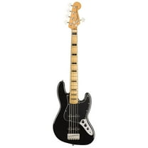 Squier Classic Vibe '70s Jazz Bass V 5-String Bass Guitar (Black)