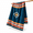 Navy, variant on Wheat Traditional Handmade Serape Throw Blanket for Yoga, Camping and Decorative Use