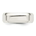 thumbnail image 4 of Sterling Silver 7mm Beveled Edge Size 12.5 Band QBEC070, 4 of 5