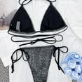 thumbnail image 5 of Women Swimwear 2Pcs/Set Swim Pool Matching Triangle Bottoms Attractive Two-pieces Bikini Set, 5 of 5
