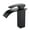 Black, variant on YZZY Single Handle Waterfall Bathroom Faucet Brushed Gold Bathroom Basin Faucet Single Hole Bathroom Vanity Sink Faucet