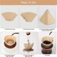 thumbnail image 4 of 300PCS Coffee Filters 4 Coffee Filters 4 Cone Paper for Pour over Coffer Makers/Coffee Dr, 4 of 5
