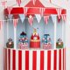 thumbnail image 2 of 4pcs Carnival Theme Party Banner Circus Decor Pennant Banner Flags for Birthday Party Festival Celebration Striped Flags Decorations, 2 of 4