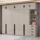 thumbnail image 2 of Clothing Rack Drawers Wardrobes Mobile Storage Simple Dressers Cupboard For Clothes Hanging Apartment Ropero Furniture Bedroom My Lux Decor Round, 2 of 34