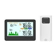thumbnail image 1 of Home Weather Station with Wireless Receiver Indoor Outdoor Measurement Tools, 1 of 6