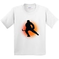 thumbnail image 3 of Inktastic Ice Hockey Silhouette Youth T-Shirt, 3 of 5