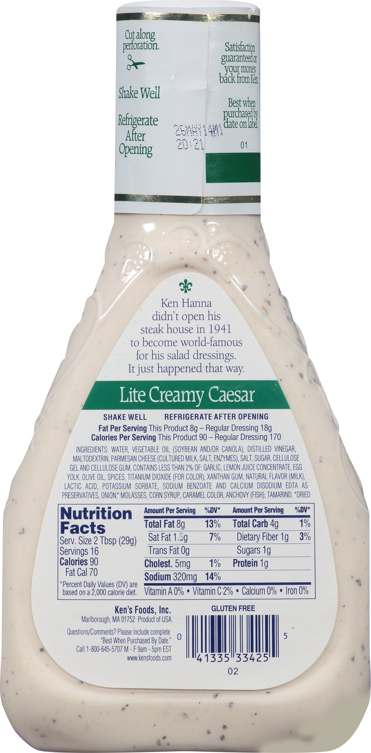 Ken S Caesar Dressing Nutrition Facts Besto Blog