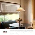 thumbnail image 3 of Alora Lighting PD447120BGWL Ellen 20" Wide Pendant - Brushed Gold / White Linen, 3 of 7