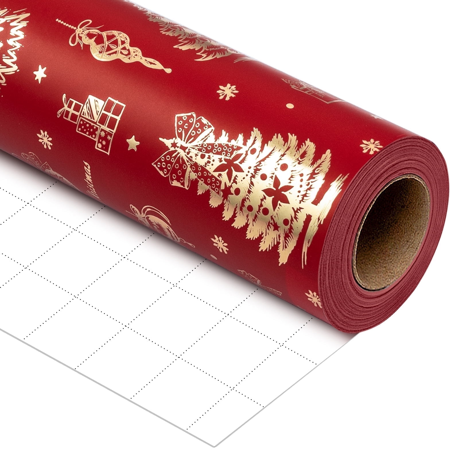 Homeral Christmas Wrapping Paper, 17 Inch x 33 Feet