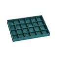 thumbnail image 2 of kurtrusly Wood Velvet Display Tray Durable And Exquisite Craft Wide Display Space For Rings Bracelets Green 1Set, 2 of 6