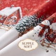 thumbnail image 7 of Sm:)e Snowman House Trees Christmas Tablecloth 60 x 84 Inch Rectangle, Winter Table Cover for Party Picnic Dinner Decor, 7 of 7