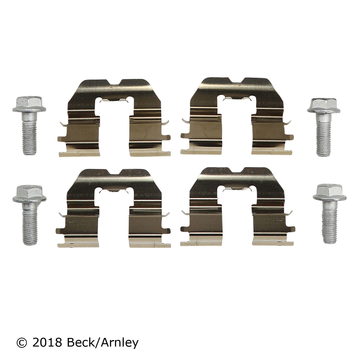 BeckArnley 085-7068 Premium Asm Pads W / Hardware