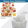 thumbnail image 4 of HELLHERO Pumpkin Maple Leaf Pumpkin Maple Leaf Print Lazyboy Recliner Chair Covers for Reclining Chair Thanksgiving Home Decor, Easy to Install, 4 of 8